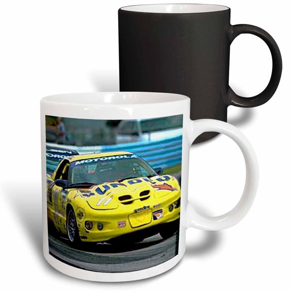 3drose, Race Car, 11oz Magic Transforming Mug