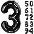 thumbnail image 1 of Race Car 3 Balloon, Number Balloons 40 Inch, 3rd Black Birthday Decorations for Kids Boys, Racing Birthday Decorations, Number 3 Balloon, 1 of 18
