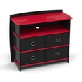 thumbnail image 1 of Race Car 36" Dresser, Red and Black, 1 of 1
