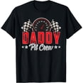 thumbnail image 1 of Race Car Birthday Party Racing Family Daddy Pit Crew T-Shirt, 1 of 4