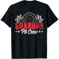 thumbnail image 1 of Race Car Birthday Party Racing Family Grandpa Pit Crew T-Shirt, 1 of 3
