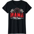 thumbnail image 1 of Race Car Birthday Party Racing Family Mama Pit Crew T-Shirt, 1 of 3