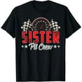 thumbnail image 1 of Race Car Birthday Party Racing Family Sister Pit Crew T-Shirt, 1 of 3