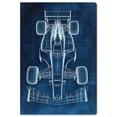 thumbnail image 1 of Race Car Blueprint Canvas Urban Posters by Art Remedy, Gallery Wrapped, 10 x 15, 1 of 7