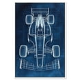 thumbnail image 1 of Race Car Blueprint Canvas Urban Posters by Art Remedy, White Frame, 10 x 15, 1 of 7