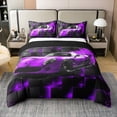 thumbnail image 1 of Race Car Cotton Duvet Cover Full,Purple Sports Car Men Bedding Set,Race Car Competition Comforter Cover Bedding 3 Pieces (No Comforter),Competition Extreme Sports Quilt Cover,2 Pillowcases, 1 of 6