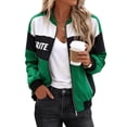 thumbnail image 1 of Race Car Driver Jacket Women Zip Up Streetwear F1 Jacket Varsity Outfit, 1 of 4