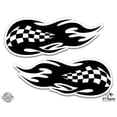 thumbnail image 1 of Race Car Flames - 7" Each Vinyl Stickers - For Car Laptop I-Pad - Waterproof Decals, 1 of 1