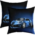 thumbnail image 1 of Race Car Throw Pillow Covers for Couch Sofa Bed, Set of 2 Extreme Sports Racing Car Decorative Pillows Cushion Covers, Speed Sports Car Pillow Inserts Not Included, 18x18 inch, 1 of 2