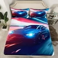 thumbnail image 1 of Race Car Twin Fitted Sheet Teens Sports Car Bedding,Extreme Sport Bed Sheets Cool Racing Car Bed Cover,Speed Competition Bed Set Car Theme Room Decor(Deep Pocket), 1 of 6