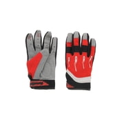 Race-Driven ATV MX Off Road Silicone Fingertip Riding Gloves Red Medium