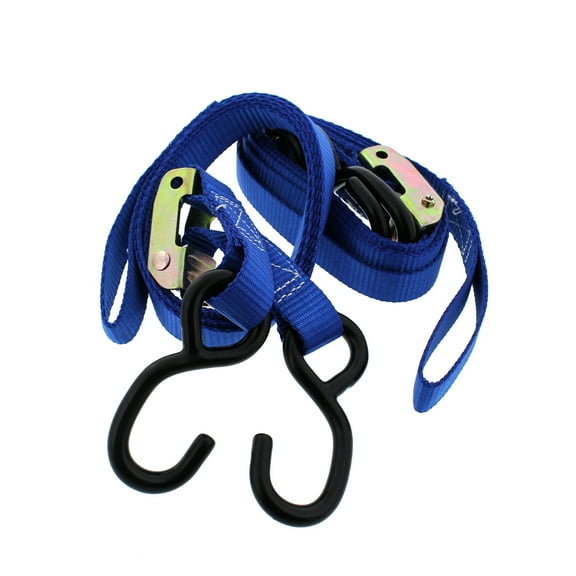 Race-Driven Cambuckle Tie Down Straps ATV MX Motorcycle Dirtbike Strap - Blue