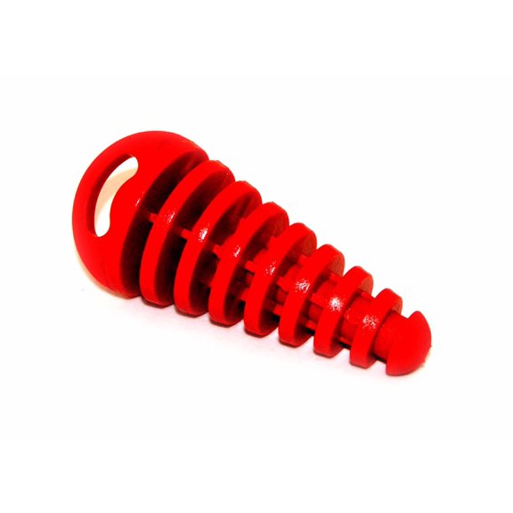 Race-Driven Motorcycle ATV MX Muffler Plug Stroke Silencer Cap Small Red