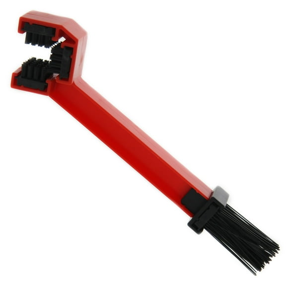 Race-Driven Motorcycle Dirtbike Chain Brush Grunge Brush Cleaner Cleaning - Red