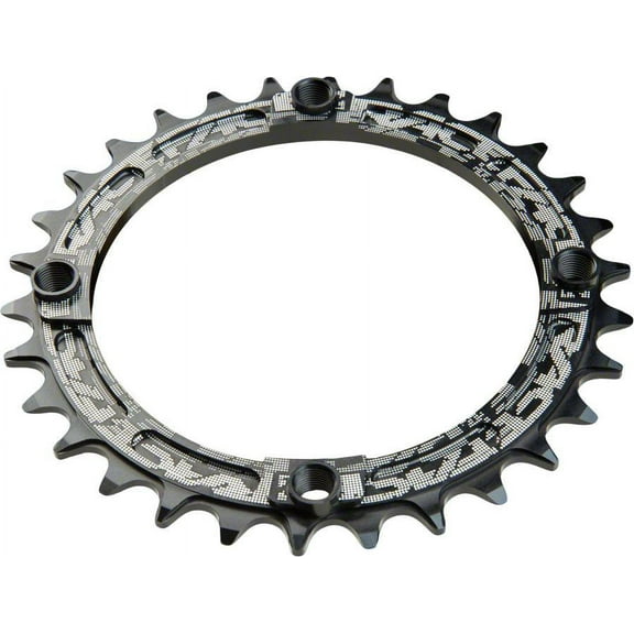RaceFace Narrow Wide Chainring: 104mm BCD 30t Black