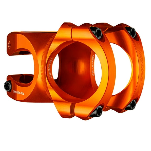 RaceFace Turbine R 35 Stem - 40mm, 35mm Clamp, +/-0, 1 1/8", Orange