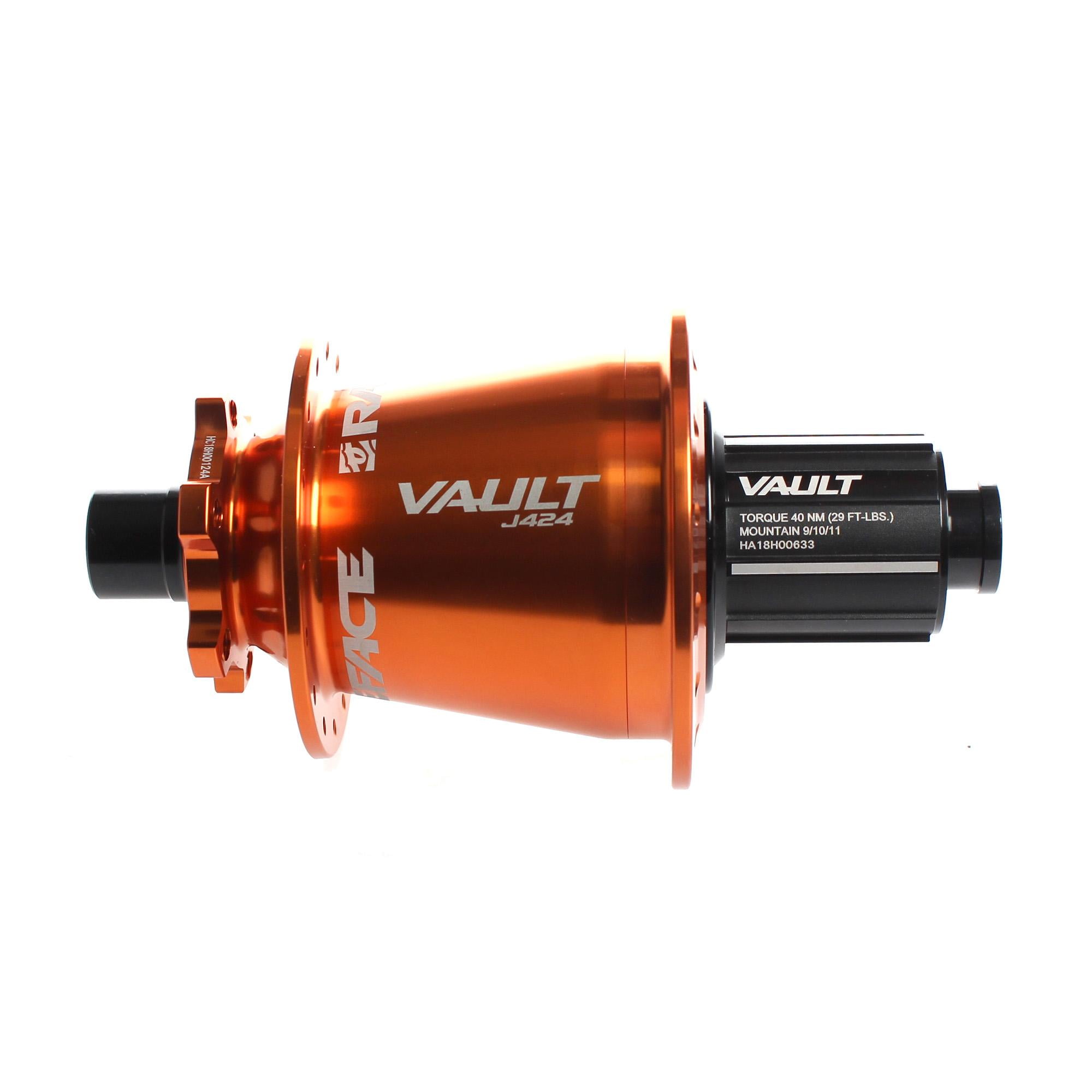 Race Face Vault J Bend Hub Front 110x15mm 414J Purple 821973344225