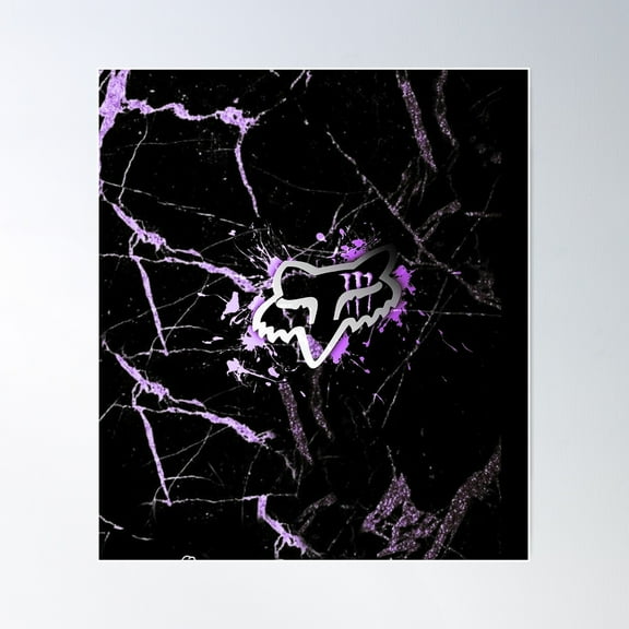 Race Fox Abstract Poster Wall Art, Modern Wall Decor For Living Room Bedroom, 8x12 UNFRAMED