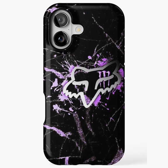 Race Fox Abstract iPhone Case 11 through 17 Pro Max
