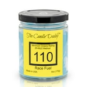 Race Fuel - 110 Octane Race Track Scented 6oz Jar Candle- 40 Hour Burn Time - Hand Poured in USA