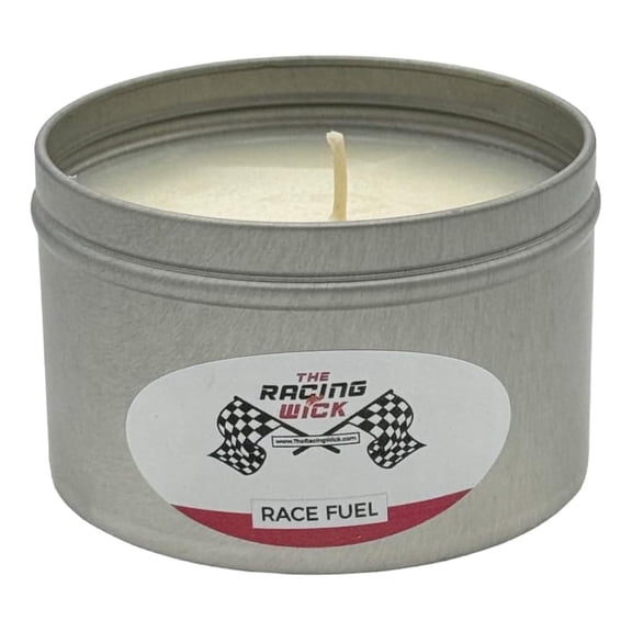 Race Fuel Scented Candle - The Racing Wick - 8oz Tin Can