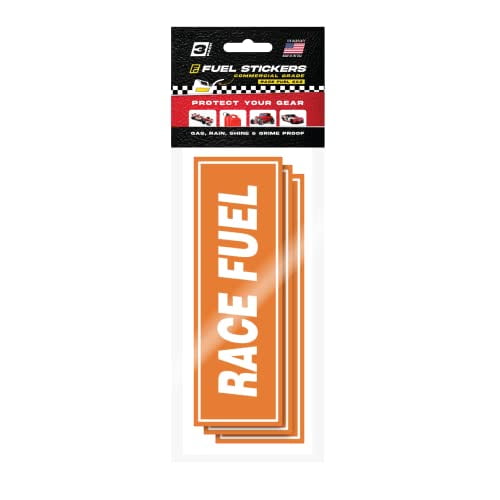 Race Fuel Sticker for Fuel Cans, Drums, Containers and Tanks - Weather ...