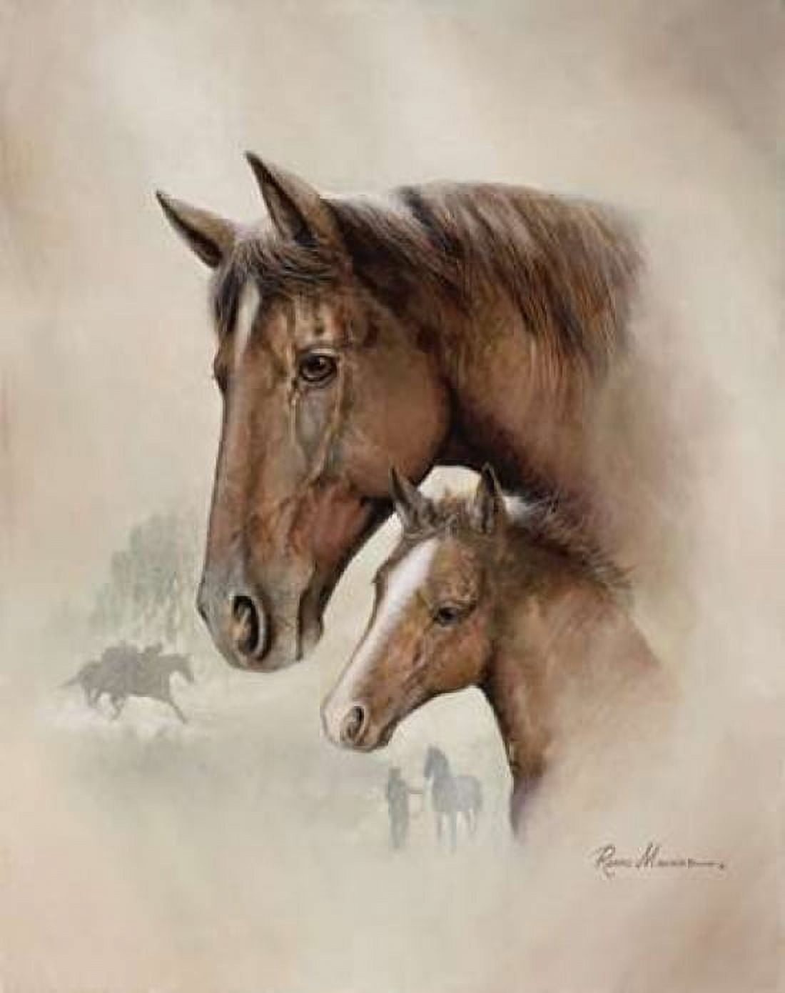 Race Horse I Canvas Art - Ruane Manning (24 x 30)