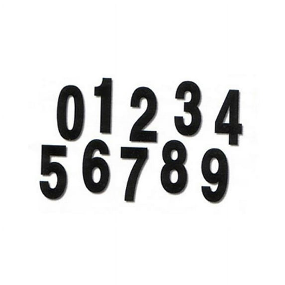 Race Numbers, 4 in. - White 6