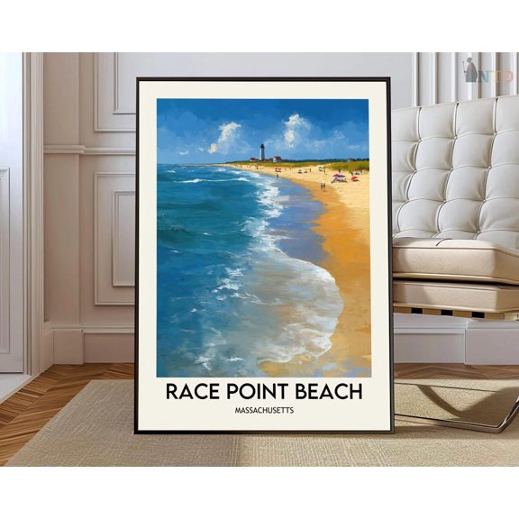 Race Point Beach Cape Cod Wall Art Print, Provincetown Massachusetts Decor
