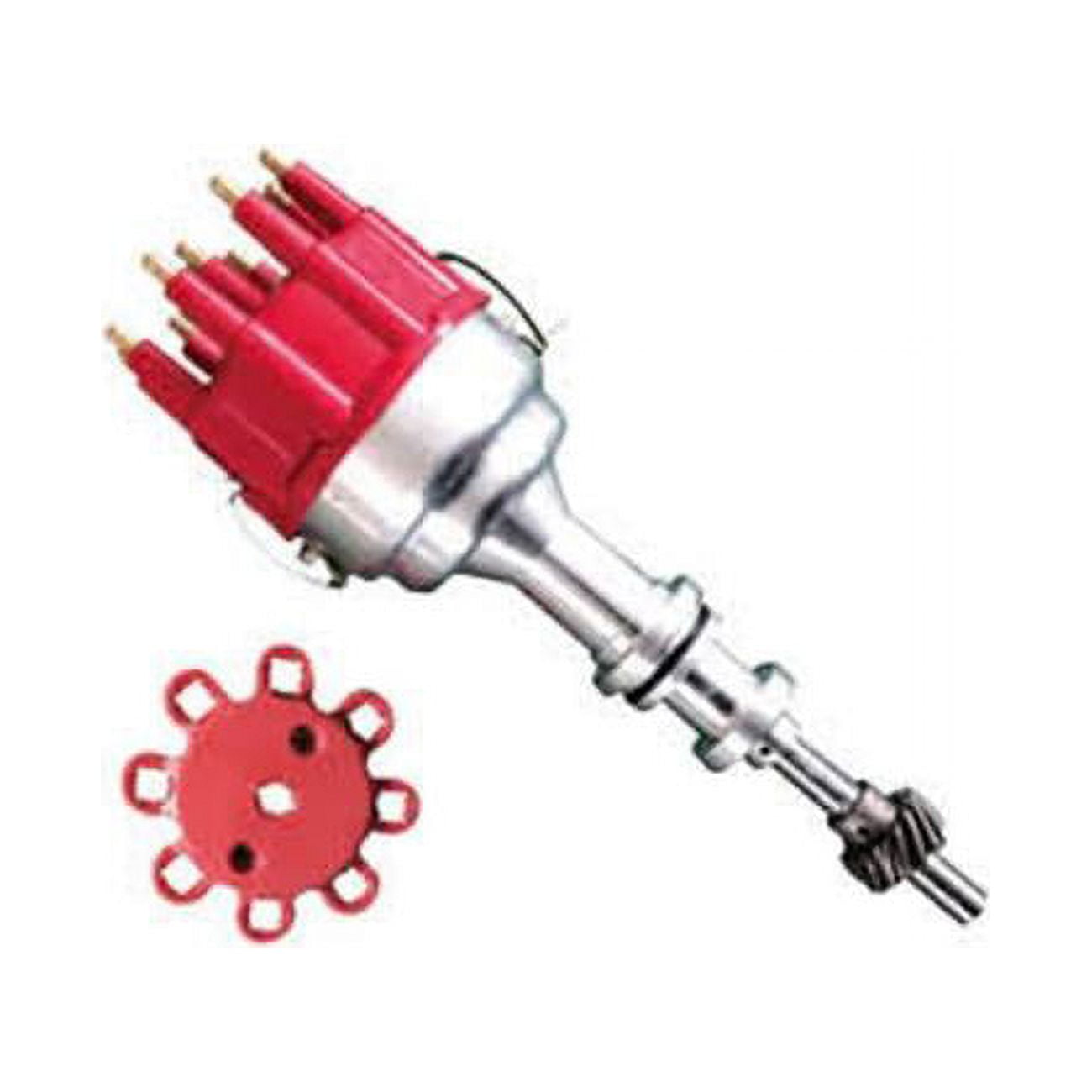 Speedmaster Pro Billet Ready To Run Distributor – Ford 351C Cleveland 460 – Red