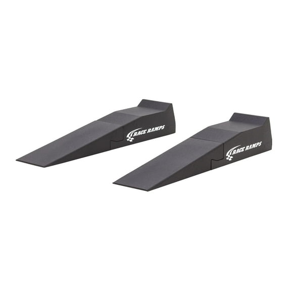 Race Ramps RR-56-2 Two-Piece Service Ramps - 8in Lift for 10in W Tires - 10.8 Degree Approach Angle (Set of Two)