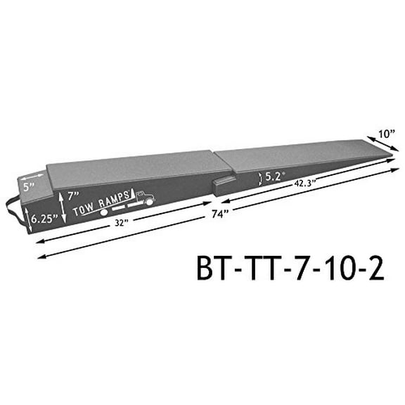Race Ramps Tow Ramps 74in. Flatbed HD Tow Ramps (2 Piece)