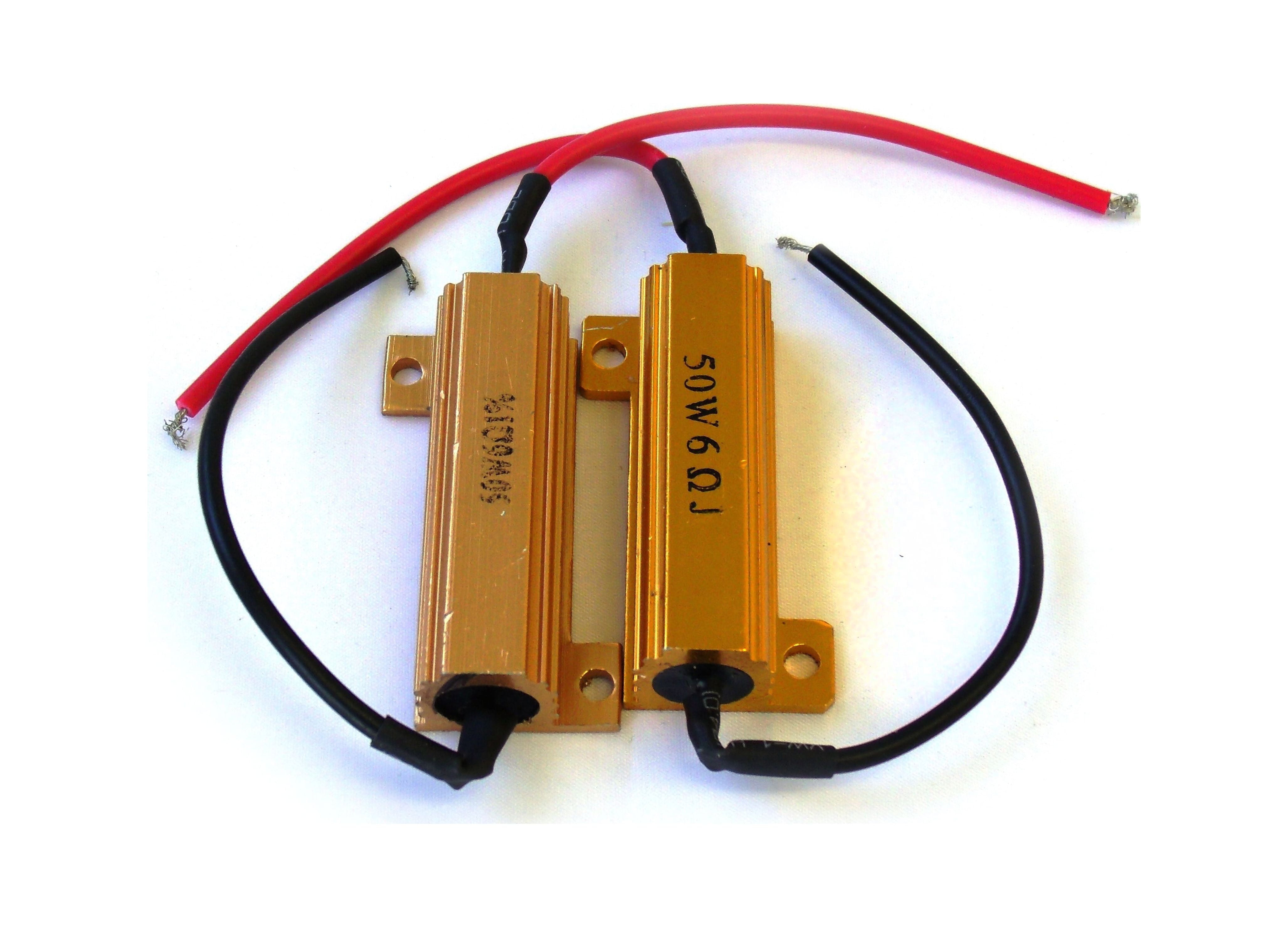 Race Sport 1000012 6OHM50WATT 6 Ohm 50 Watt Load Resistors - Pair