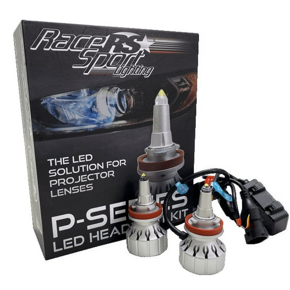 Race Sport Lighting 1007525 9012 P-Series Projector Beam 60W LED Headlight Kit