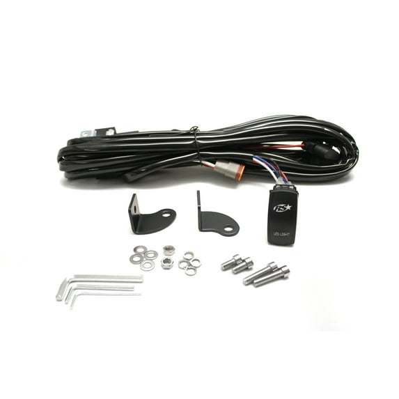 Race Sport 26in 5w LoPro Ultra Slim LED Light Bar with Amber Marker Running Light Function 120w Includes Rocker Switch Harness RSLP26