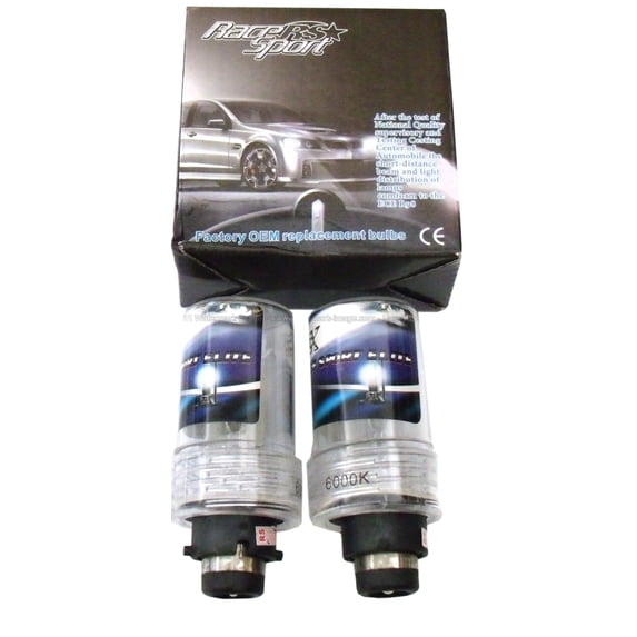 Race Sport D4-6K-SB-RB Replacement Bulb, Pair
