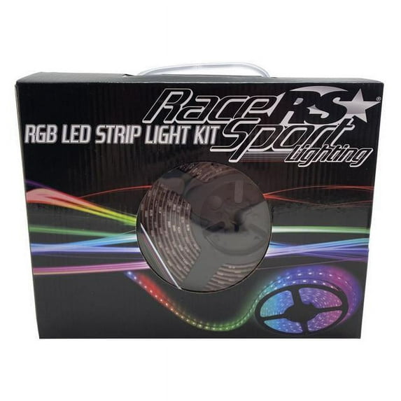 Race Sport Lighting 6.4 ft. RGBW Custom Tape Strip Lighting with IP67 Weatherproof White Print Circuitry