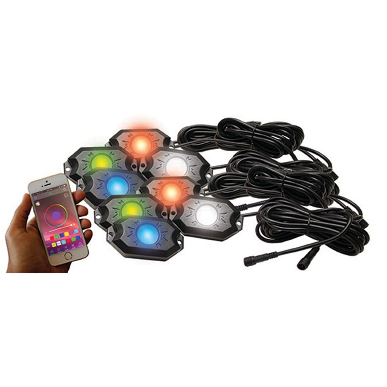 Race Sport 8 Pod Rgb W Hi Power Rock Light Comp