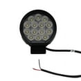 thumbnail image 1 of Race Sport Lighting Auxiliary Light Fit 4.5-inch 56-Watt Round IQ Series Auxiliary LED Flood Beam  RS4IQ56WR, 1 of 4
