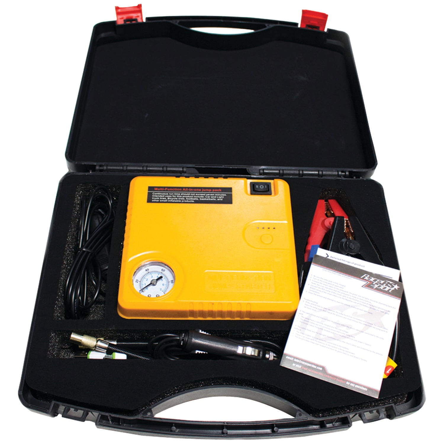 Race Sport Lighting Rs204c Allinone Jump Starter, Charger & Air