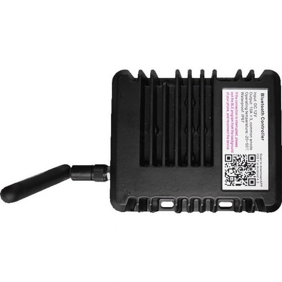 Race Sport MSUWBTC12V - NEW HydroBLAST Marine Bluetooth RGB Multicolor Controller with 2 RGB Outputs - 360-Watts DC12V input/output