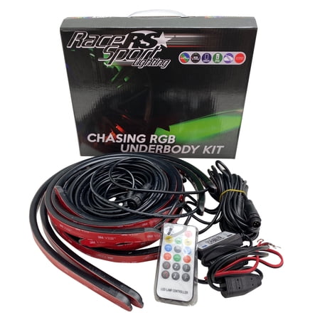 New Racesport RSUCACS RGB Chasing Style 6PCS Underbody LED Kit w/ ColorADAPT Remote