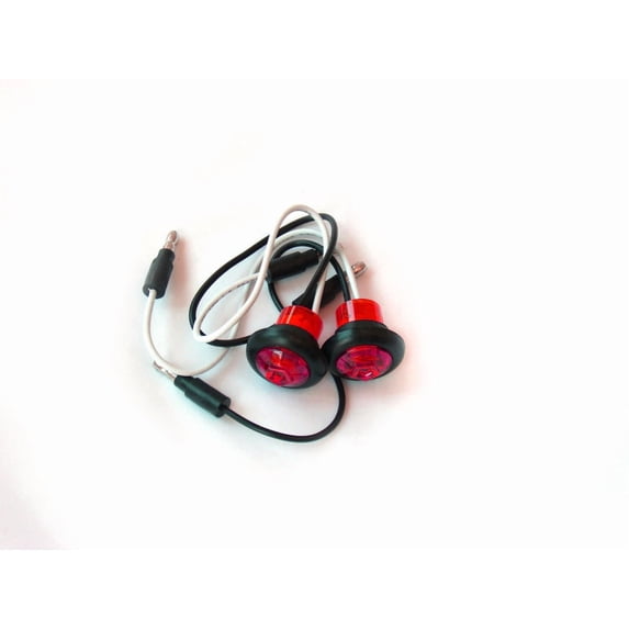 Race Sport RS-.75-GR Truck and Trailer LED .75in Round Red (w/ Grommet)