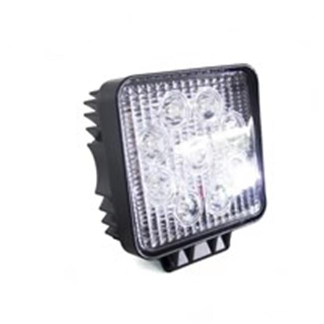 Race Sport RS27W-S 4 in. 27W Single Square 9 Hihg Power LED Fog Light