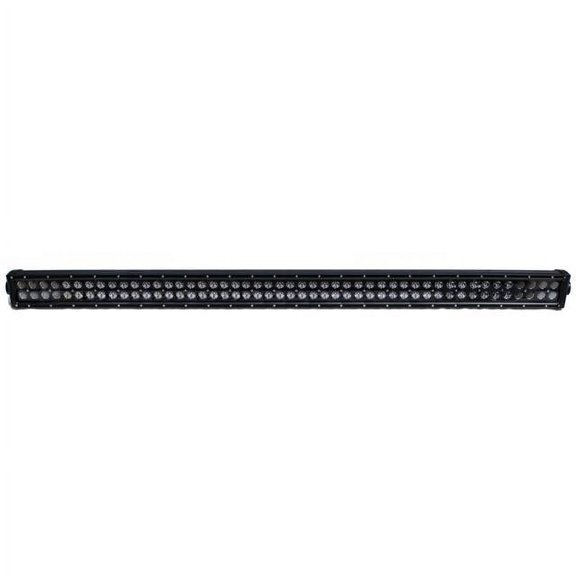 Race Sport RSBO288 - BLACKED OUT Series 50in Straight, Double Row, Silver Combo-Flood/Beam Straight Hi Performance Light Bar 288w