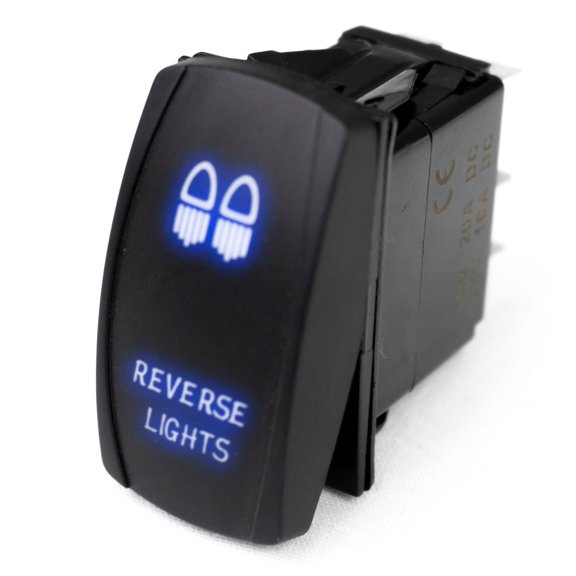 Race Sport RSLJ13B Led Rocker Switch W/ Blue Led Radiance [