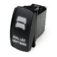 thumbnail image 1 of Race Sport RSLJ35WLED Rocker Switch w/ White LED Radiance (Dual LED Light Bar), 1 of 2