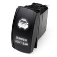 thumbnail image 1 of Race Sport RSLJ3W LED Rocker Switch w White LED Radiance Bumper Light Bar, 1 of 3