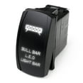 thumbnail image 1 of Race Sport RSLJ46W Led Rocker Switch W/ White Led Radiance, 1 of 3