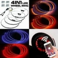 thumbnail image 1 of Race Sport RSPRSCSWL17-TS 17 in. Colorsmart Bluetooth Controlled LED Wheel Light Kit, 1 of 8